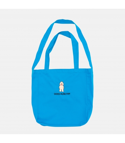 SHOPPER DOGS FAN EMBROIDERED Azure Blue