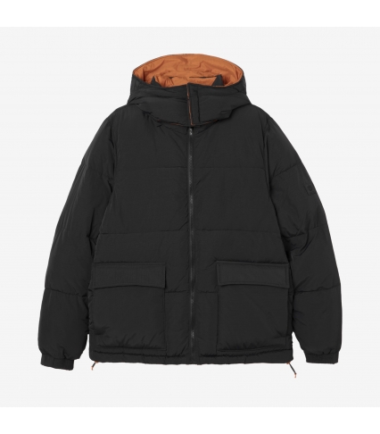 PUFFER REVERSIBLE Black/Orange