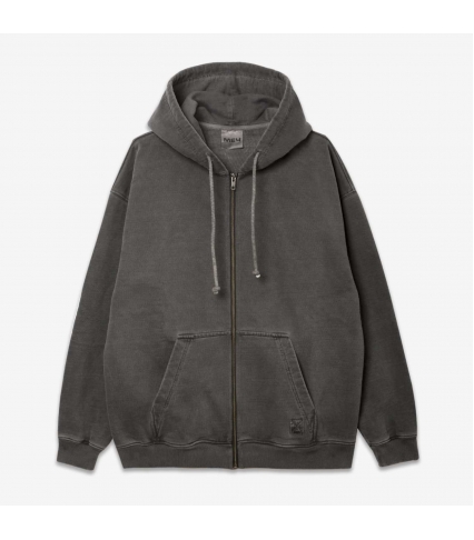 ZIP GARMENT DYED Grey