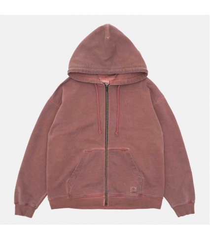 ZIP GARMENT DYED Redwood