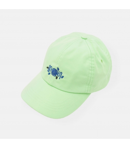 SS23 DAD CAP SPIRAL Neon Green